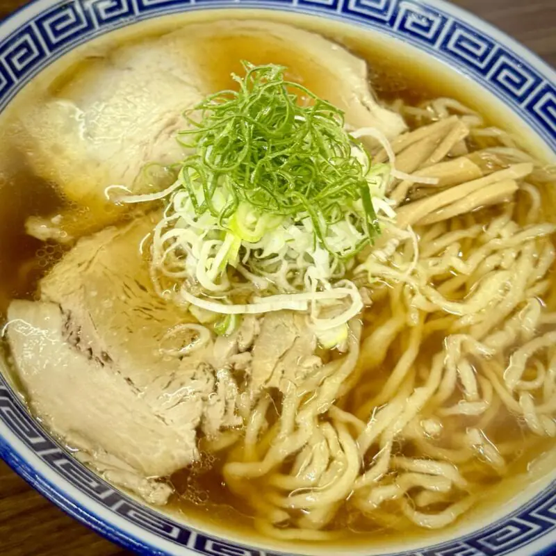 中華そば 琴の こんの 山形県鶴岡市羽黒町黒瀬 鶴岡駅 西黒瀬 中華そば あっさり 醤油ラーメン 具