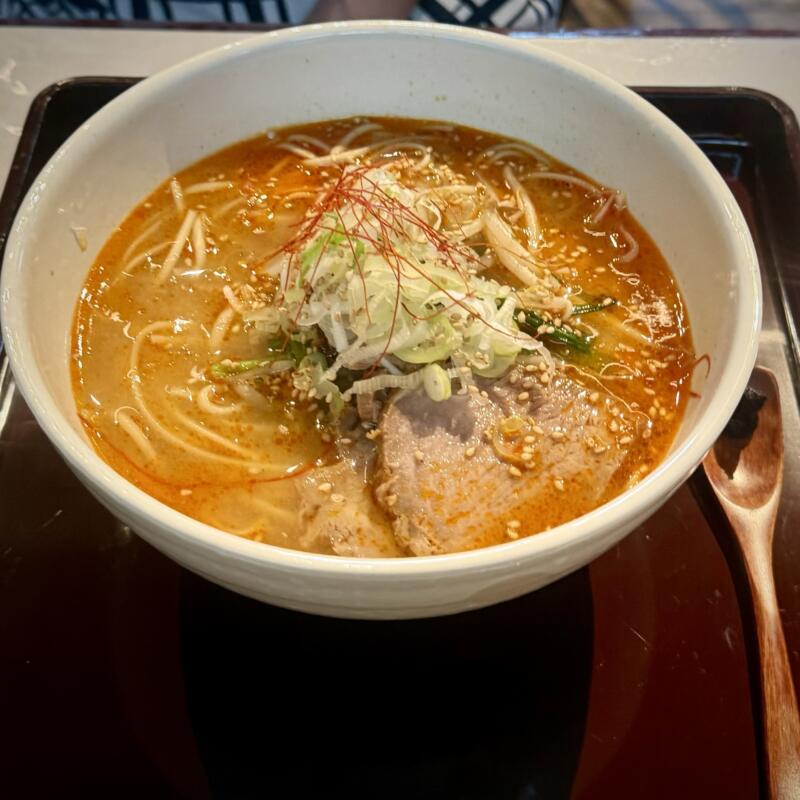 石孫本店 石孫らーめんの日 石孫らーめん部 秋田県湯沢市岩崎 下湯沢駅 担々麺 稲庭中華そば 黒味噌付き