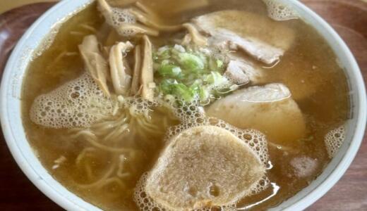 味の店 工藤そばや＠青森県黒石市浜町にてらあめんをオーダー！工藤製麺所に併設された麺類食堂で提供される激旨な津軽煮干しラーメン♪