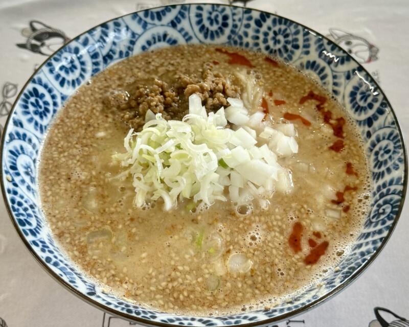 日替わり食堂 岩手県北上市和賀町長沼 立川目駅 上長沼 濃厚くりーみぃー担々麺