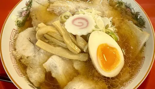 豚節らーめん のぞいち＠秋田県秋田市新屋沖田町にて醤油ラーメンをオーダー！大町の「和酒屋 杉やま」で二毛作営業でラーメンを提供していた「朝らぁ麺 のぞいち」が専門店へリニューアルした朝ラーもできる新店♪