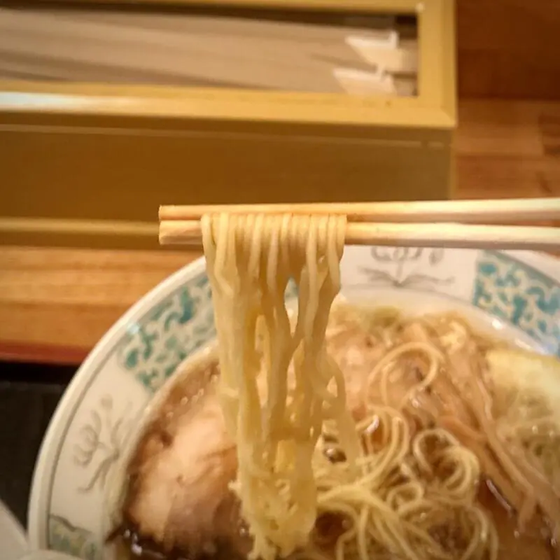 中華ダイニング 大黒屋 秋田県秋田市仁井田 羽後牛島駅 大野口 半ラーメン+チャーハン セット 醤油ラーメン 麺
