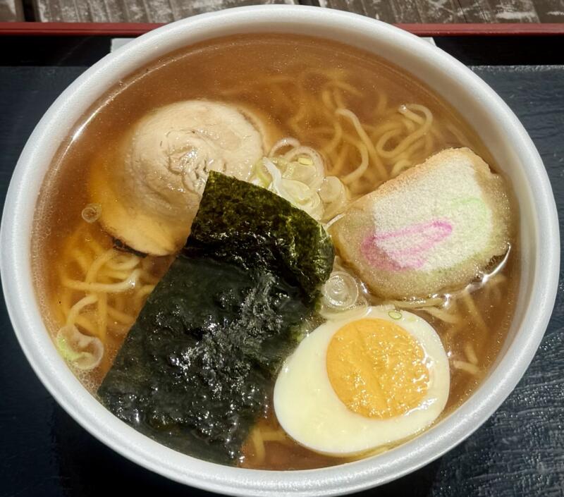 うどん・そば 香里ん亭 こりんてい 秋田県横手市山内土渕 道の駅 さんない ウッディランド内 らーめん ラーメン 醤油ラーメン