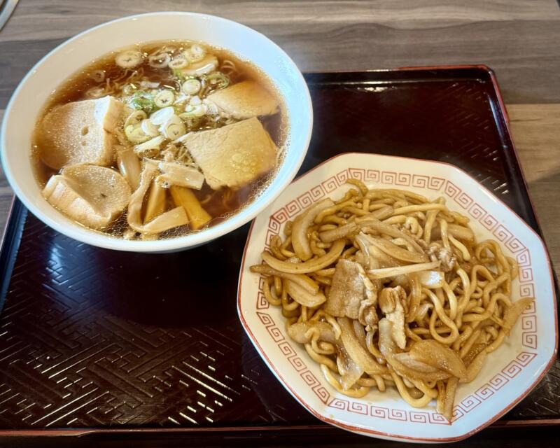 大十食堂 だいじゅうしょくどう 青森県黒石市中町 焼肉 逢春 ほうしゅん 中華そば ミニ焼きそば セット