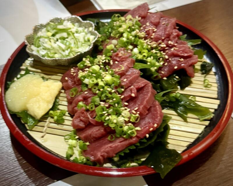 小料理屋 ひじり 青森県平川市本町 平川市役所前 平賀駅 馬刺し 金木産赤身