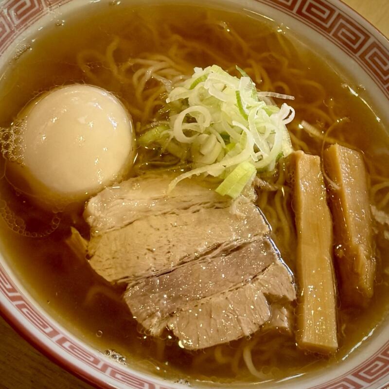 らー麺 ふくし 青森県黒石市横町 黒石駅 一番町 中華そば サバ節 醤油ラーメン 朝ラーメン 具