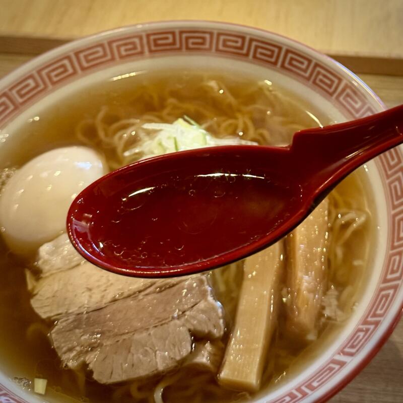 らー麺 ふくし 青森県黒石市横町 黒石駅 一番町 中華そば サバ節 醤油ラーメン 朝ラーメン スープ