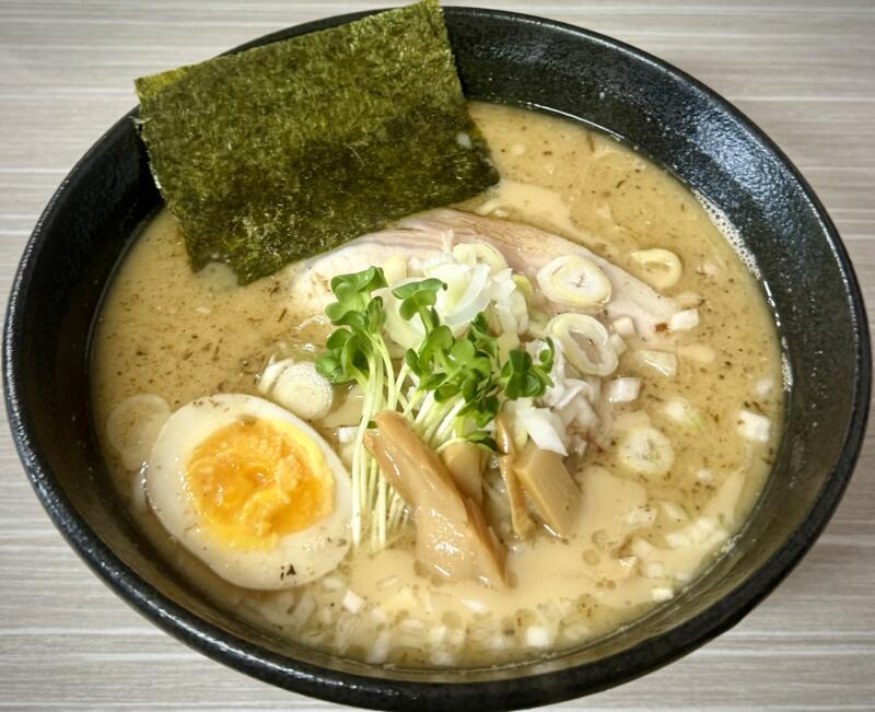 麺や きぶし 木五部子 岩手県滝沢市巣子 巣子駅 富士見団地入口 煮干し白湯 白湯煮干しラーメン