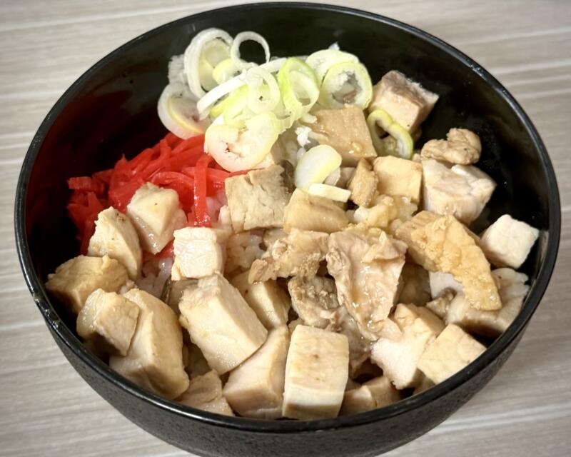 麺や きぶし 木五部子 岩手県滝沢市巣子 巣子駅 富士見団地入口 チャーシュー丼