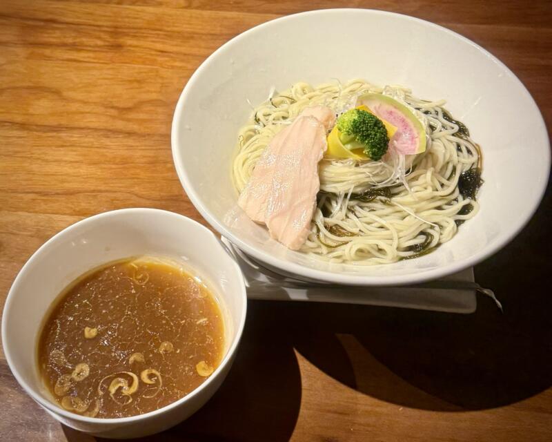 ECHIGO SPANISH SINO エチゴスパニッシュシノ 新潟県長岡市東坂之上町 スズラン通り 長岡駅前 寺泊産天然もずくの鶏骨醤油つけ麺