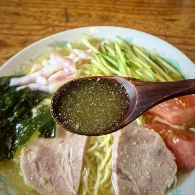 食堂 六太郎 六太郎食堂 新潟県新潟市南区白根 冷し中華そば 冷やし中華 タレ