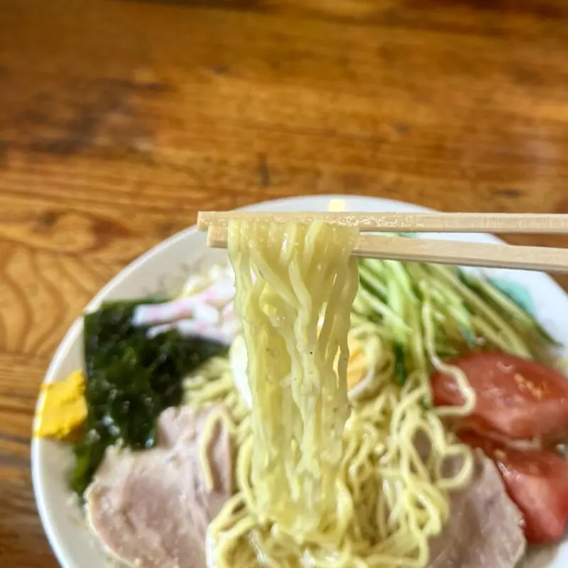 食堂 六太郎 六太郎食堂 新潟県新潟市南区白根 冷し中華そば 冷やし中華 麺