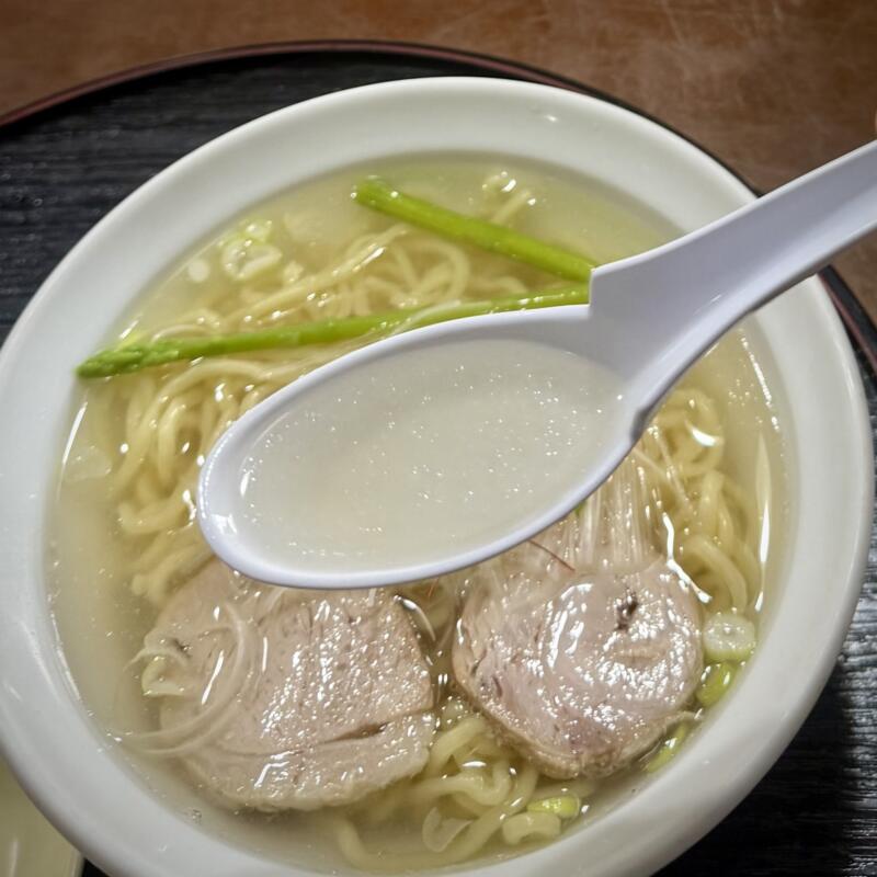 農家レストラン 塩川屋 福島県喜多方市 新町 喜多方駅 わさび塩ラーメン 山葵しおラーメン 喜多方ラーメン スープ