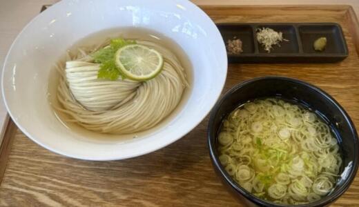 麺処 隆(りゅう)＠福島県郡山市富久山町久保田にて昆布水つけ麺(塩)をオーダー！昼の部・夜の部・夜中の部でメニューが違う三毛作営業の人気店♪