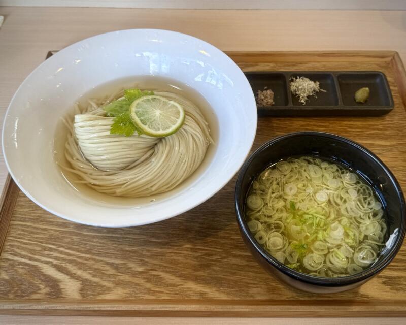 麺処 隆 りゅう 福島県郡山市富久山町久保田 郡山駅 昆布水つけ麺 塩つけ麺