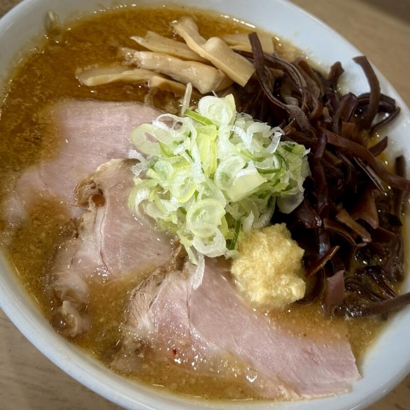 MONCHAN RAMEN SHUN もんちゃんラーメン シュン 秋田県由利本荘市川口 県立大学入口 羽後本荘駅 炒め味噌らーめん 味噌ラーメン 具