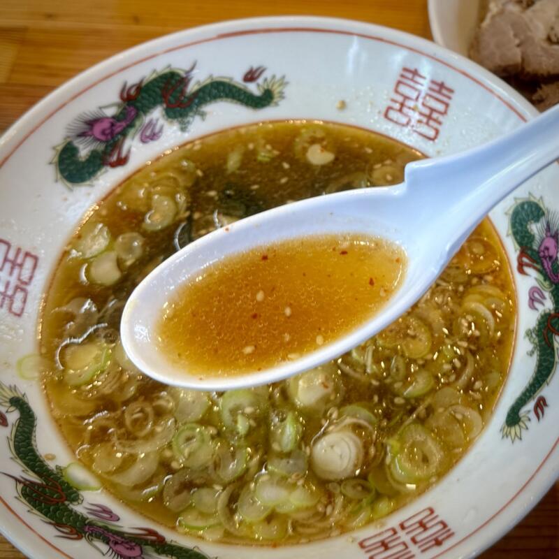 拉麺食道 らーめんしょくどう 山形県天童市糠塚 天童温泉 天童駅 つけ麺 中盛 つけ汁 スープ