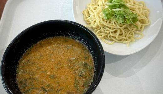 リンガーハットにて炭火焼き鴨肉入り海老つけ麺＆スモール長崎皿うどんをオーダー！濃厚な海老鶏白湯を皿うどんにチョイ掛けで旨味ブーストしたら最高だった♪