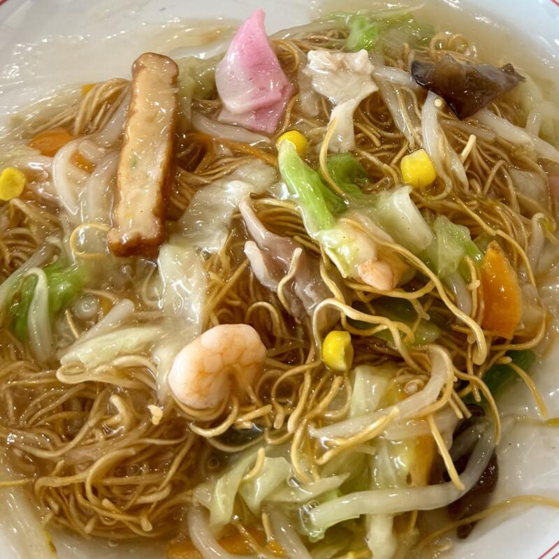 リンガーハット イオンモール大曲店﻿ 秋田県大仙市和合 イオンモール大曲2階 スモール長崎皿うどん 混ぜる
